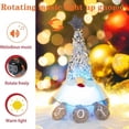thumbnail image 3 of Gnome Christmas Decorations with Led Light,2 Pack Sequins Handmade Plaid Swedish Tomte Gnomes, Scandinavian Santa Elf Plush Table Ornaments, Nordic Nisse Figurine Holiday Decor Gift, 3 of 7