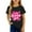 1#Black, variant on Big Girls Birthday T-Shirt Letter Print Short Sleeve T Shirt Tee, Sizes 10-11