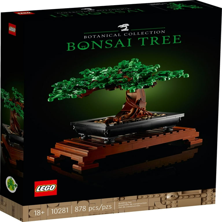 LEGO Bonsai Tree Building Set, DIY Plant Model, Home Décor, Office Art,  Botanical Kit, 10281 - Walmart.com