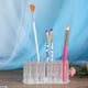 thumbnail image 3 of Organizador de brochas cosméticas, soporte de almacenamiento transparente para brochas cosméticas de 26 agujeros, materiales ecológicos, 3 of 8