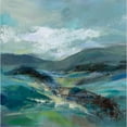 thumbnail image 2 of Great Art Now Turquoise Slopes I by Silvia Vassileva, Framed Wall Art, 19.5W x 19.5H, 2 of 3