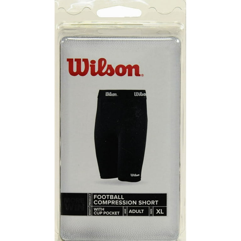 Wilson Compression Short with Cup Pocket - Adult Medium