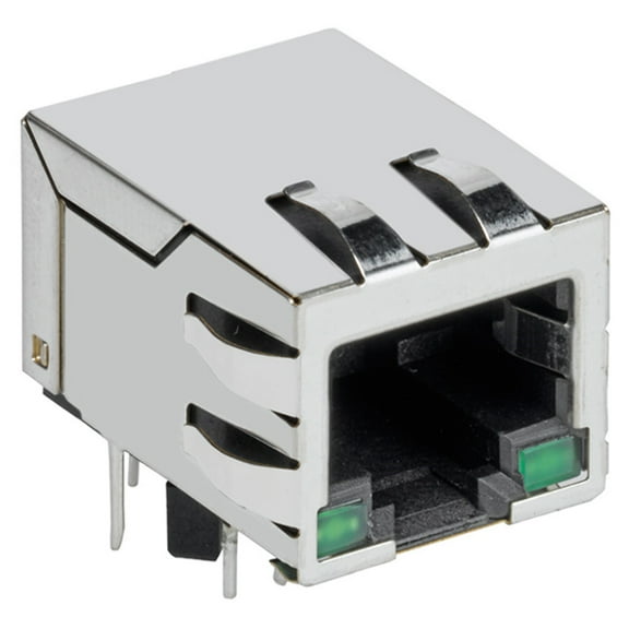SI-60062-F Connector Jack 1 Port Through Hole Base-T, AutoMDIX :RoHS