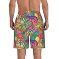 thumbnail image 3 of Kdxio Colorful Dinosaur Pattern Mens Casual Shorts - Drawstring Summer Beach Sports Shorts for Men, 3 of 9