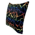 thumbnail image 3 of hometrends Multi Hearts Decorative Pillow, 3 of 3