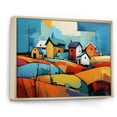 thumbnail image 2 of Designart "Abstract Farmstead composition" Modern Floater Framed Canvas Print, 2 of 7