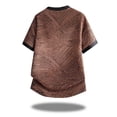thumbnail image 5 of Daiosportswear Mens Short Sleeve Shirts - Waffle Texture Crew Neck Tshirts for Men Coffee-E XXL(XXL), 5 of 5