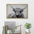 thumbnail image 3 of Wall26 Canvas Print Wall Art Black & White Shetland Cow Portrait Nature Wilderness Animals Photography Realism Modern Framed Art Decora Multicolor Rustic Artwork for Bedroom - 24"x36" Natural, 3 of 5