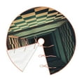 thumbnail image 3 of Kll 3d Abstract Chess Boar Christmas Tree Skirt 30",Party Decorations Farmhouse For Christmas Decorations Holiday Party, 3 of 8