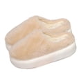thumbnail image 5 of SKIYLEVZ Women's Winter Fuzzy Slippers House Slippers with Comfortable Soft Arch Fleece Lined Slipper Cozy Flat Platform Room Slippers Non-Slide Winter Slipper, 5 of 9