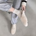 thumbnail image 1 of Zapatos de felpa para mujer, comodidad de otoño e invierno, además de zapatos de algodón cálidos de terciopelo, zapatos planos para el hogar, arrastre perezoso Wmkox8yii hj789, 1 of 9