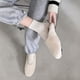 thumbnail image 1 of Zapatos de felpa para mujer, comodidad de otoño e invierno, además de zapatos de algodón cálidos de terciopelo, zapatos planos para el hogar, arrastre perezoso Wmkox8yii hj789, 1 of 9