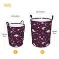 thumbnail image 3 of Fotbe Space Dinosaur Cesto de Ropa con Asas, Cesto Impermeable de Gran Capacidad, Bolsa de Lavado para Dormitorio, Cesto de Ropa con Ruedas y Asas-Small, 3 of 6