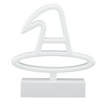 thumbnail image 4 of Lámpara decorativa de neón de plástico con forma de sombrero de bruja, alimentada por USB y RGB, para iluminación decorativa., 4 of 14