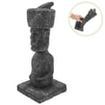 thumbnail image 4 of Escultura de piedra de la Isla de Pascua para pecera, decoración paisajística de rocalla, estatua Moai realista para pecera, 4 of 7