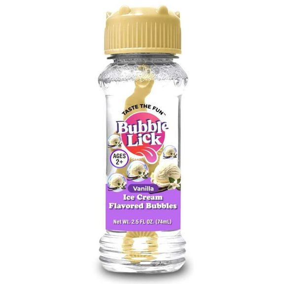 Bubble Lick Vanilla Ice Cream Flavored Bubbles