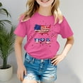 thumbnail image 2 of TZEWGL Tops For Newborn Short Sleeved Independence Day Printed Crewneck Blouse For Newborns size 3-4T, 2 of 4