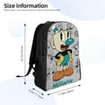 thumbnail image 4 of Cute Cuphead Backpack Lightweight Unisex Basic Daypack Bookbag Laptop Satchel Rucksack For Travel School Office Daily, 4 of 8