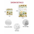 thumbnail image 7 of Spring Gnomes Kitchen Dish Towels for Drying Dishes Set of 2, Botanical Yellow Flowers Leaves Wooden Plank Waffle Weave Microfiber Hand Tea Bathroom Towels Quick Dry & Absorbent Towel 15.7x23.6, 7 of 7
