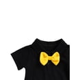 thumbnail image 4 of Bmnmsl Boy Set Short Sleeve Bow Tie Romper with Suspenders Shorts, 4 of 6