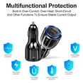 thumbnail image 6 of 2-Port Dual USB QC3.0 Car Charger Adapter for iPhone 6 6S Plus SE 7 7+ XS X 8 8+ iPad Mini Air Pro / Samsung Galaxy S9 S8 S10 S10e Tab S7 S6 S5 Note 8 5 LG Stylo 4 Moto Z3 Smartphone Android, by Borz, 6 of 10