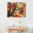 thumbnail image 3 of PIKWEEK Asian Decor Oriental Wall Art Canvas Print Chinese Painting Pictures Room Decor for Bedroom Aesthetic Wall Decorations for Living Room Stretched and Framed Artwork, 3 of 5