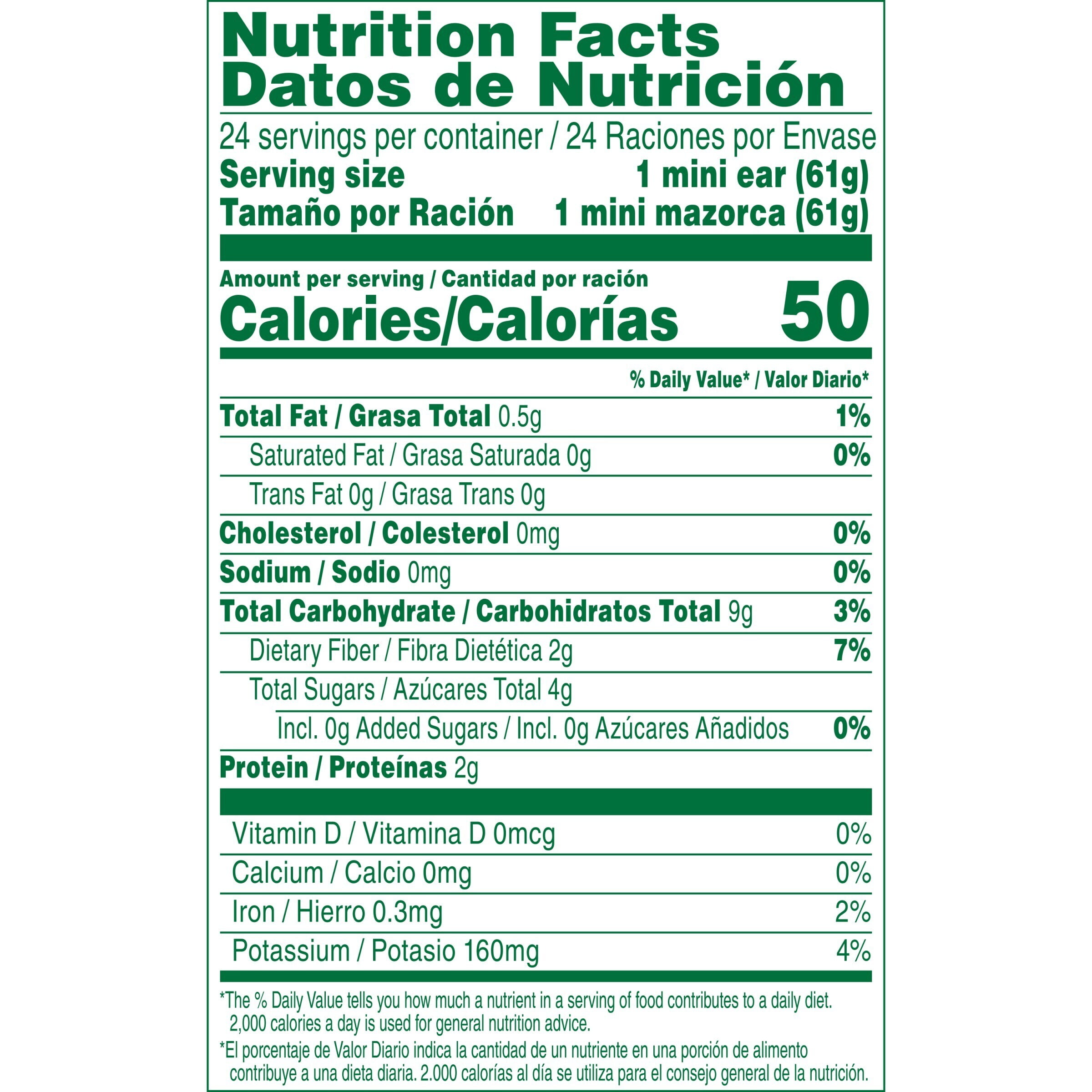 Green Giant Nibblers Whole Corn on The Cob, 24 Count (Frozen Vegetables)