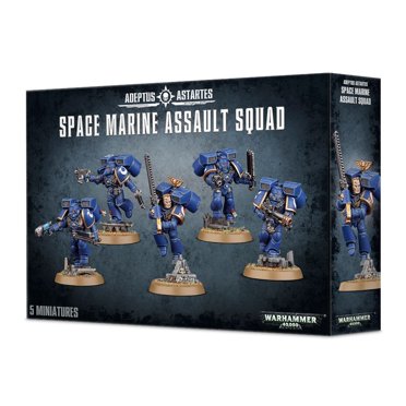 Warhammer 40k SPACE MARINES ASSAULT SQUAD GWS 48-09