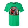 thumbnail image 2 of Wild Bobby, Vintage Hot Rod Old Garage Cars and Trucks Mens Premium Tri Blend T-Shirt, Envy, Small, 2 of 3