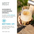 thumbnail image 4 of Host Freeze XL Cooling Cup, Insulated Wine Glasses, 12oz Set of 1, Tortoise, 4 of 10