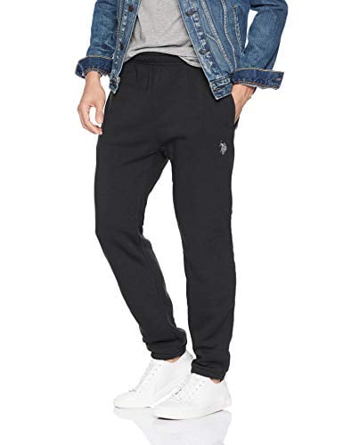 mens black polo sweatpants