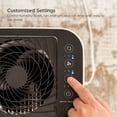 thumbnail image 3 of IRIS USA WOOZOO 920 Sq. Ft Dehumidifier with Air Circulator Fan, White, 3 of 7