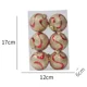 thumbnail image 3 of 6 piezas de 6 cm de adorno para árbol de Navidad, colgante, bola de Navidad pintada, decoración navideña para el hogar, regalo de Año Nuevo 2025, 3 of 5
