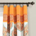 thumbnail image 2 of Lush Decor Harley Polyester Light Filtering Window Panel, Tangerine, 84" x 52", Set of 2, 2 of 6