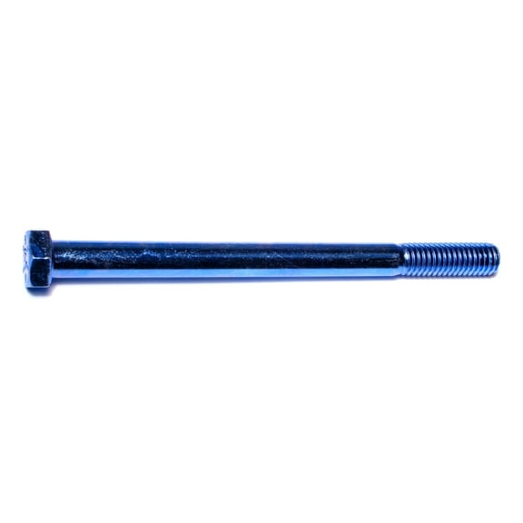 3/8"-16 x 5" Zinc Plated Grade 8 Steel Coarse Thread Hex Cap Screws