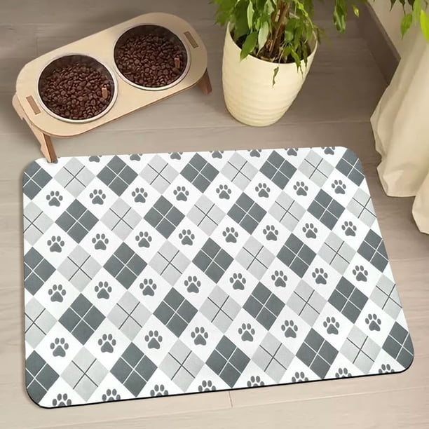 Tapetes De Alimentación Para Mascotas: Absorbentes Impermeables De 24 X 32 Pulgadas Para Perros Y Gatos