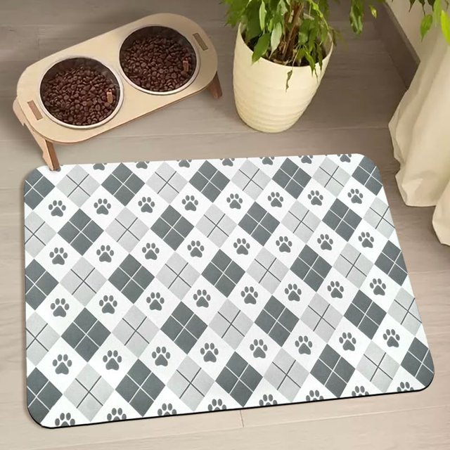 Tapetes De Alimentación Para Mascotas: Absorbentes Impermeables De 24 X 32 Pulgadas Para Perros Y Gatos