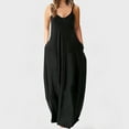 thumbnail image 1 of Lenago Robe de Maternité Grande Taille Femme Mode à Bretelles Taille Mi-Haute Col en V Sans Manches Couleur Unie Ajustée Fête Plage Longue Robe Été Robes de Plage en Liquidation, 1 of 5