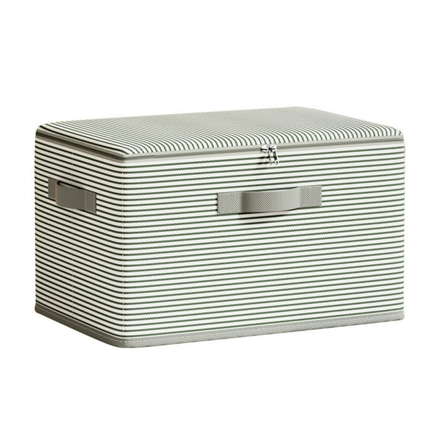 Ohufall Boîte de Rangement Empilable en Tissu Grande Capacité pour Tiroir et Garde-Robe Boîtes de Rangement avec Couvercles Boîte de Rangement en Plastique Bacs de Rangement