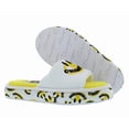 thumbnail image 4 of Champion Plush Smile Slide  Womens Shoes Size 6, Color: White/Yellow, 4 of 5