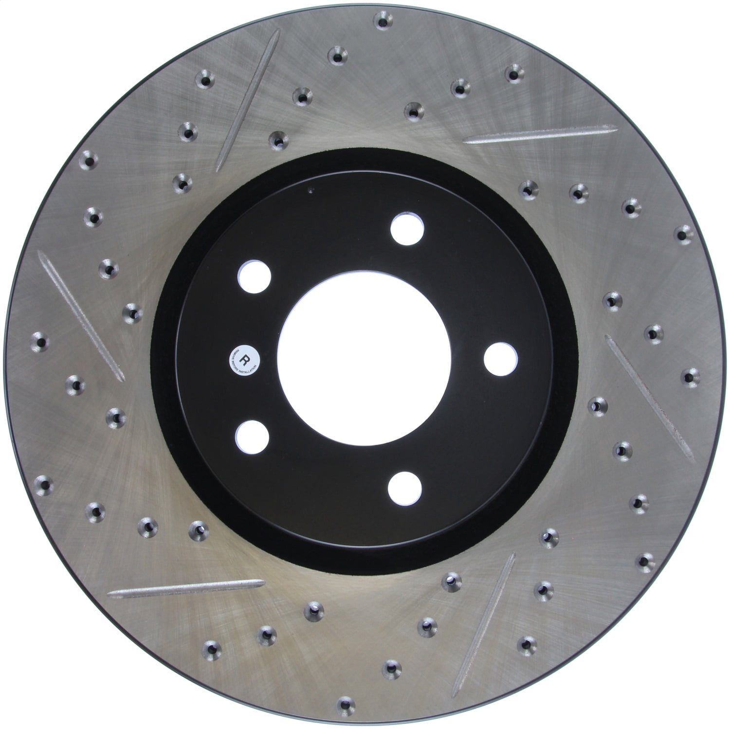 DBA 04-05 Mazda 3 2.3L / 06+ MazdaSpeed3 Rear Slotted Street Series Rotor main image 0