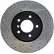 StopTech 07-09 Mazda 3 Right Front Slotted & Drilled Rotors main image 1
