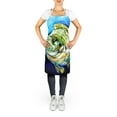 thumbnail image 2 of Carolines Treasures MW1199APRON Tablier Poisson Mûrier Bleu Chanceux, 2 of 4