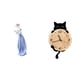 thumbnail image 1 of Estatua De Niña Nórdica Moderna, Figura De Cerámica, Reloj De Pared, Decoración De Pared, Regalos, Ligero, Sin Tictac, Reloj Colgante, Adorno Para Decoración De Oficina Y Hogar., 1 of 8