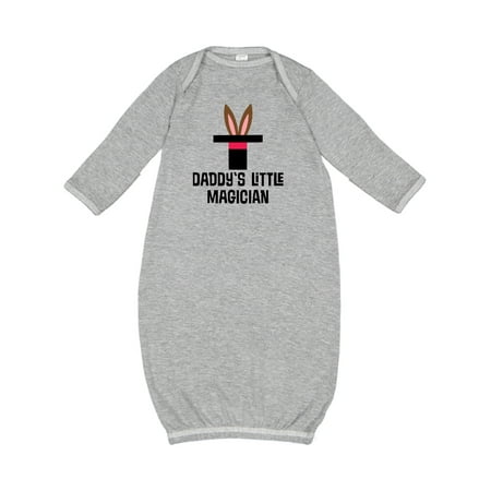 Daddy's Little Magician rabbit hat Newborn Layette Heather Newborn