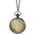 thumbnail image 2 of TopLLC Pocket Watch Chaîne Vintage Rétro le Plus Grand Collier Pocket Watch pour Cadeaux de Grand-Papa Pocket Watch, 2 of 5