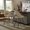 Beige, variant on iNSPIRE Q Krista Mid-Century Modern Iron Grey Finish Herringbone Fabric Swivel Counter Height Bar Stools, Beige (Set of 2)
