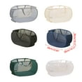 thumbnail image 2 of CIYISON Foldable Laundry Basket with Handles Hollow Moisture Proof Accessory, 2 of 14