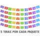 thumbnail image 1 of Papel picado DECORAMEC PAPEL PICADO Guirnaldas 5 tiras de 5 metros diseño de bodas colores vibrantes, 1 of 5