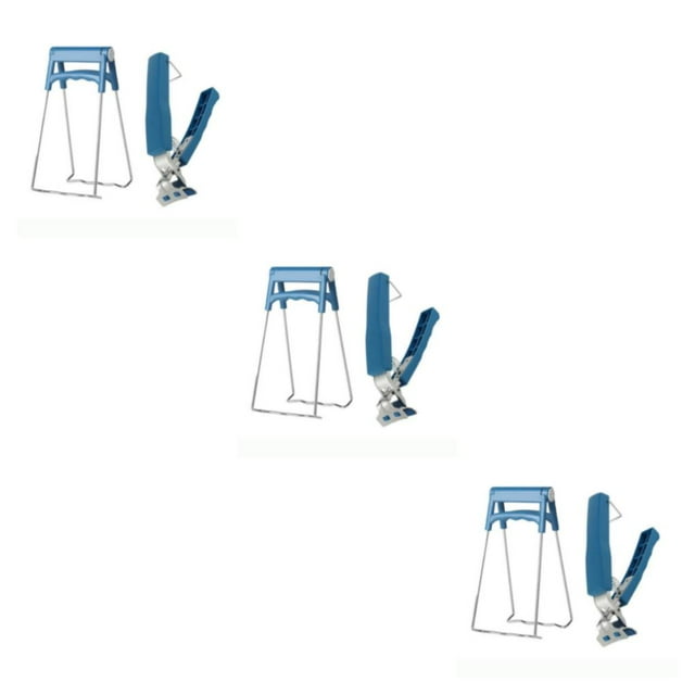 Moyic 2x Pinzas Anti-Calor Pinzas De Cocina Científicas Para Un Manejo Fácil Y Seguro Abrazadera De Clip Anti-Calor Azul Type1 NO1